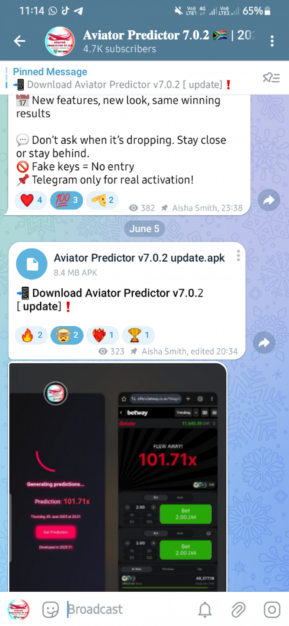 Our Telegram channel with 4.7K subscribers